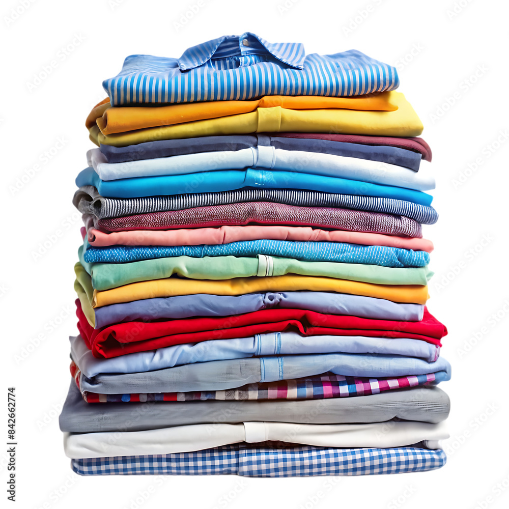 stack of clean clothes with clean laundry transparent background stack of clean clothes with clean laundry transparent background