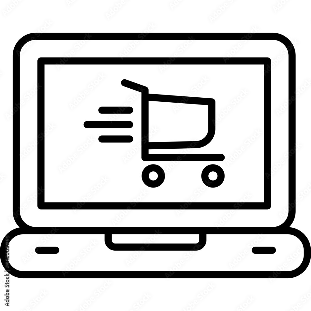 Shopping Online Icon Shopping Online Icon