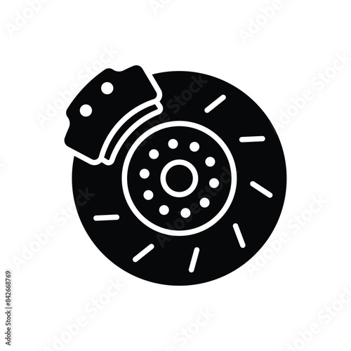 disk brake icon vector design template simple and clean