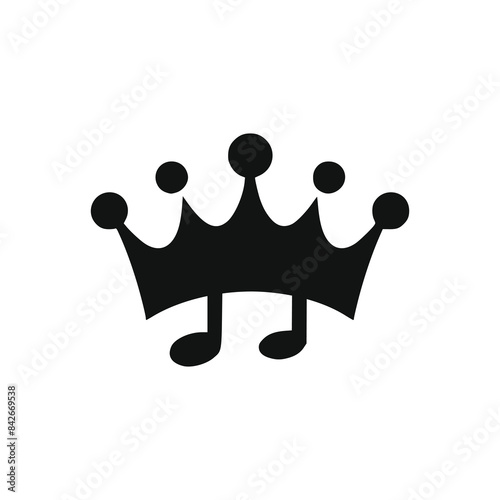 music king professional logo vector illustration template design