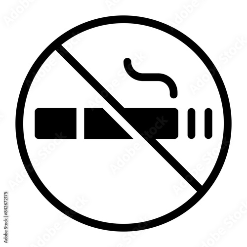 smoke glyph icon