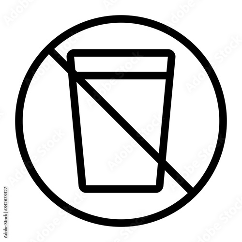 alcohol line icon