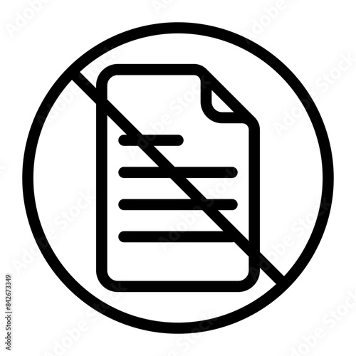 document line icon