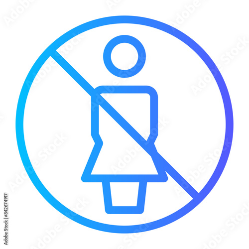 ban gradient icon