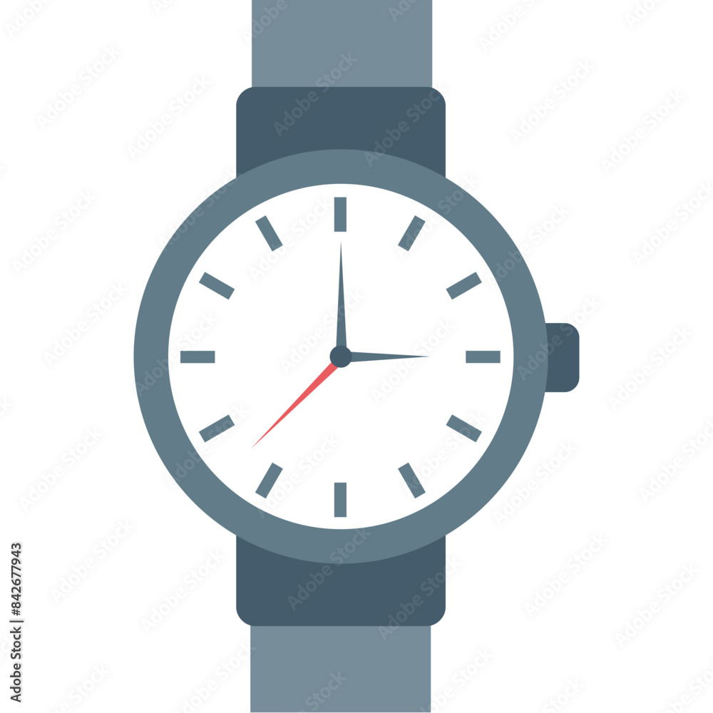 Wristwatch Vector icon in flat style Wristwatch Vector icon in flat style