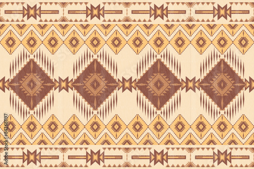Fabric pattern native american design geometric pattern navajo , boho , american indian
style pattern seamless vector for fabric patterns, curtains or home decorations.