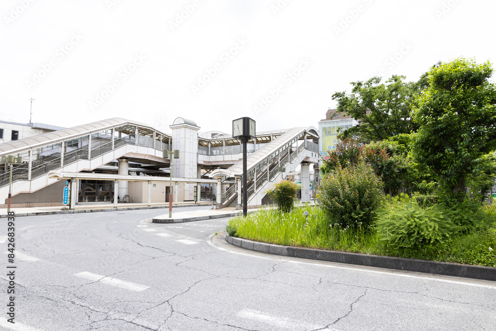 Fototapeta premium JR宮原駅駅前