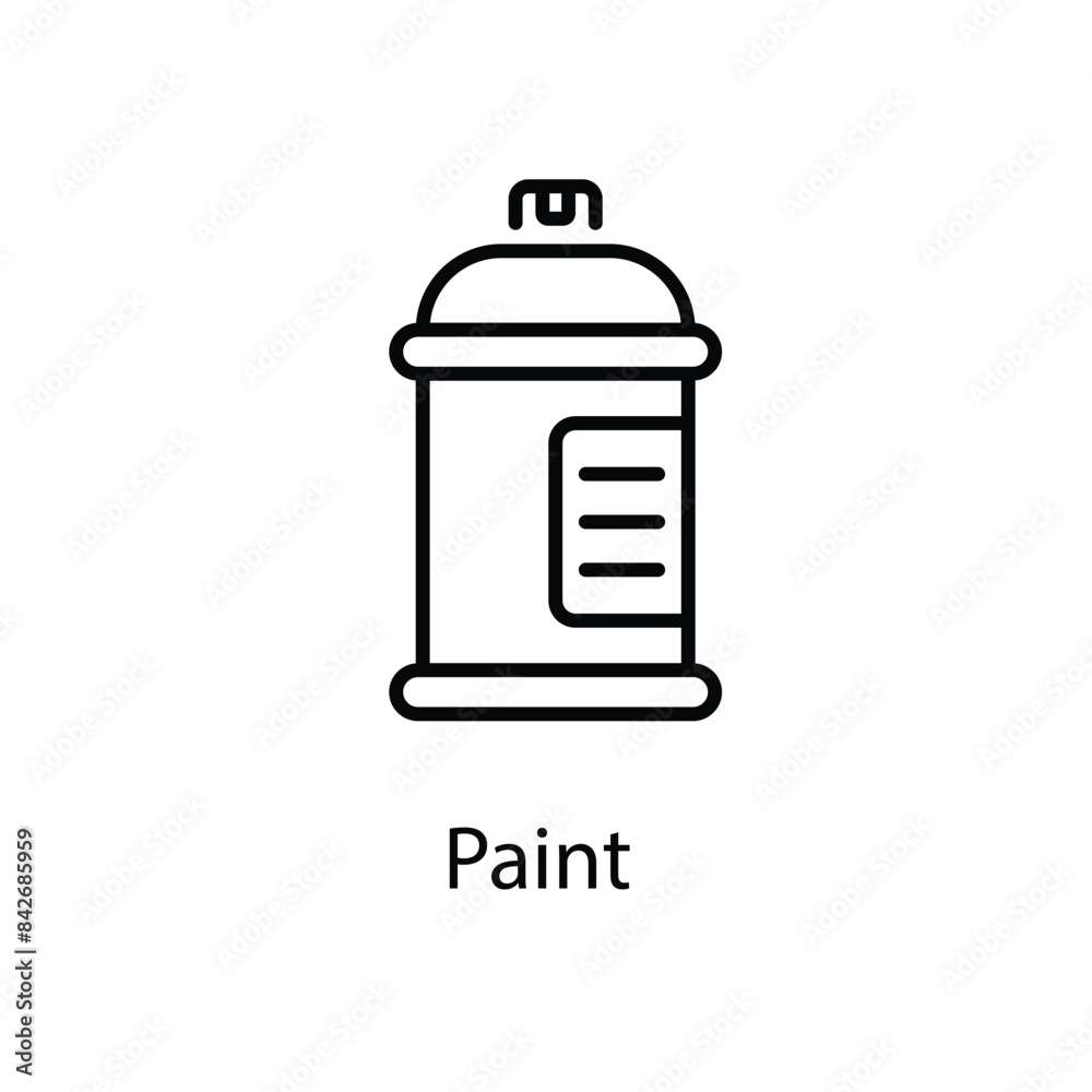 Paint vector icon Paint vector icon