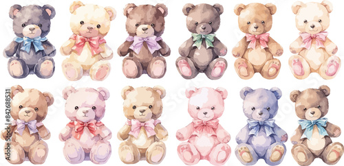 teddy bear clipart vector for graphic resources	