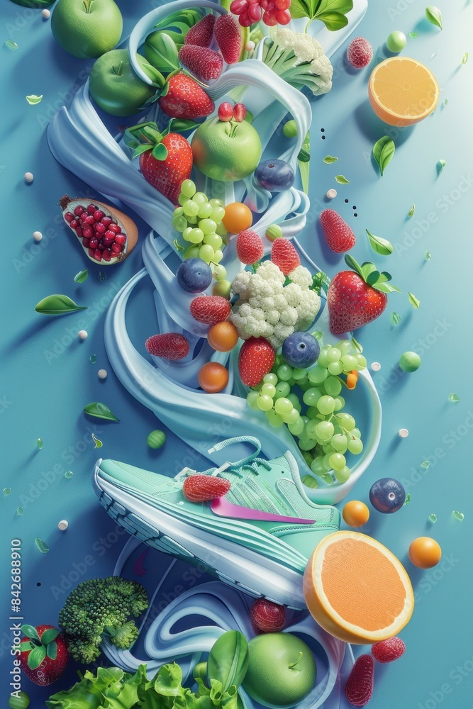 A Sneaker's Fuel A Colorful Symphony of Freshness A Sneaker's Fuel A Colorful Symphony of Freshness