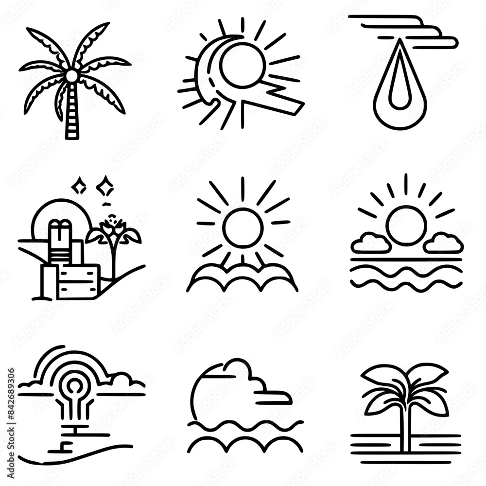 Obraz premium Icon Set