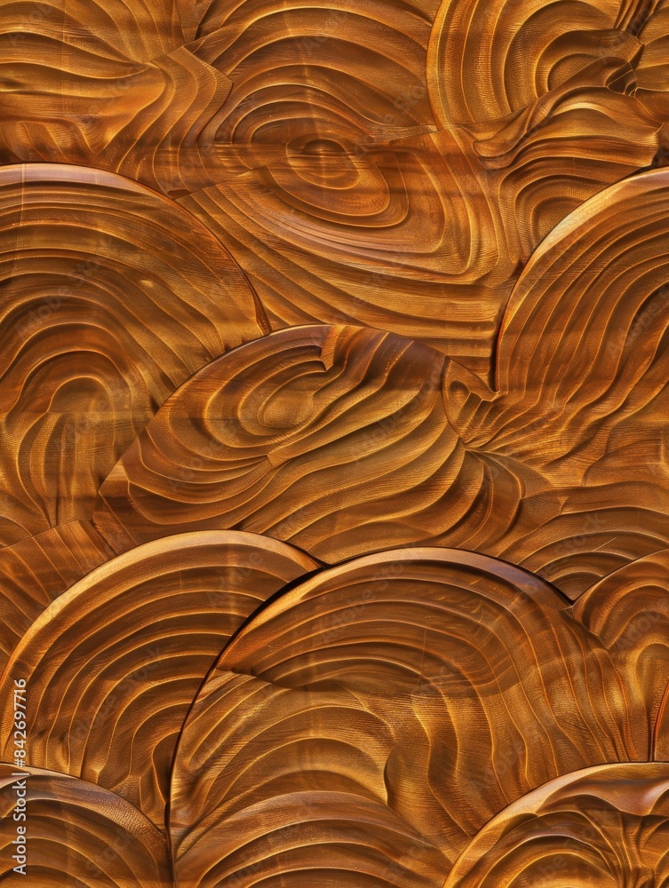 Obraz premium Seamless Visual Delight of Wood Veneer Panels