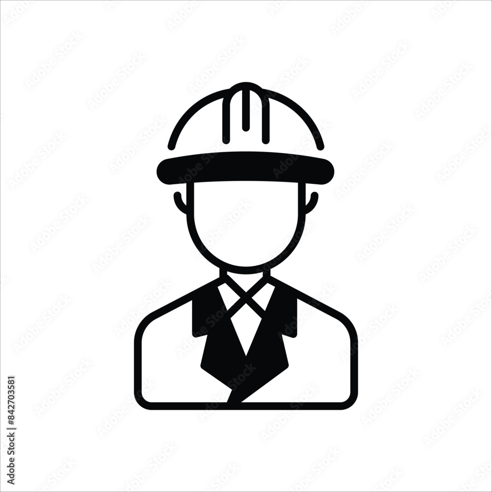 Engineer vector icon Engineer vector icon