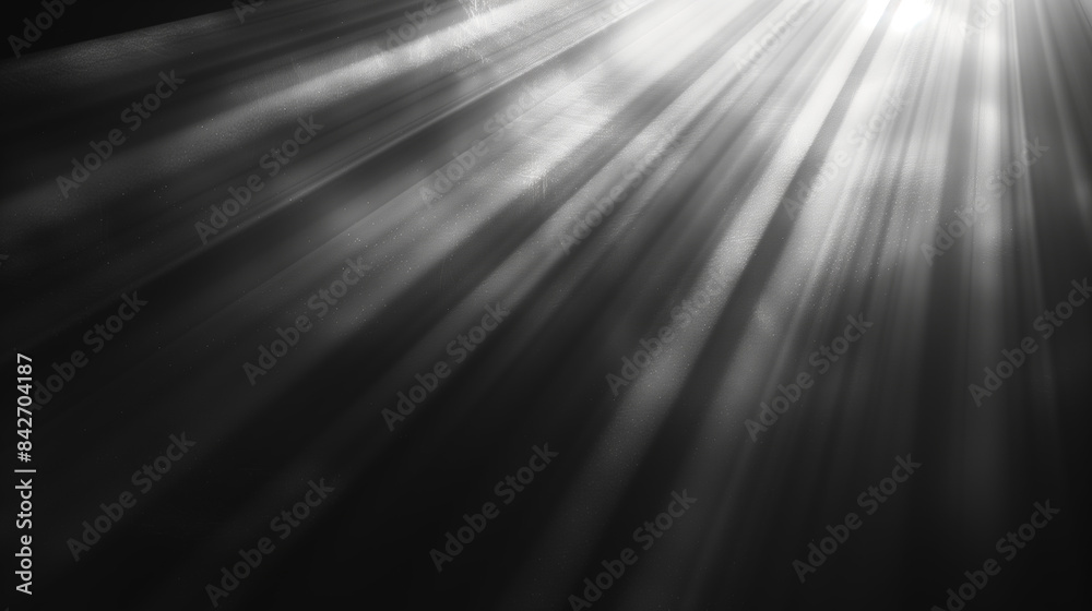 A light rays on a black background A light rays on a black background