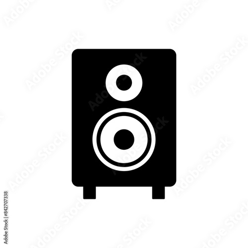 Speaker icon template vector design illustration