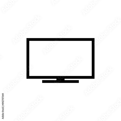 Television (TV) icon template vector design illustration