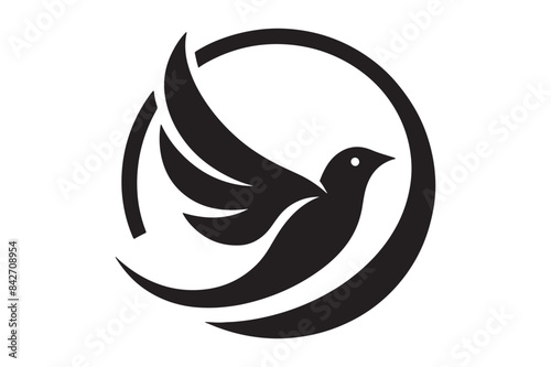 Bird silhouette vector illustration