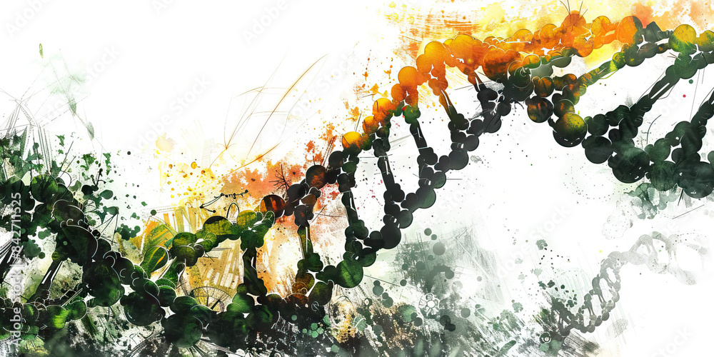 The DNA Echo Chamber: Life's Reverberation in Genetic Resonance - Picture a DNA strand in an echo chamber, symbolizing the reverberation of life's essence after death The DNA Echo Chamber: Life's Reverberation in Genetic Resonance - Picture a DNA strand in an echo chamber, symbolizing the reverberation of life's essence after death