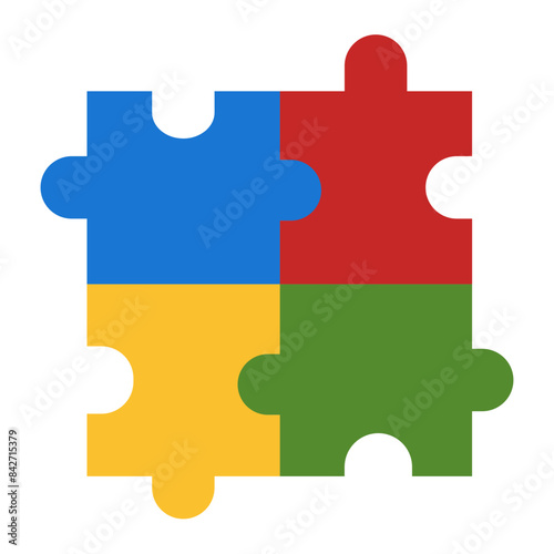 Jigsaw flat icon