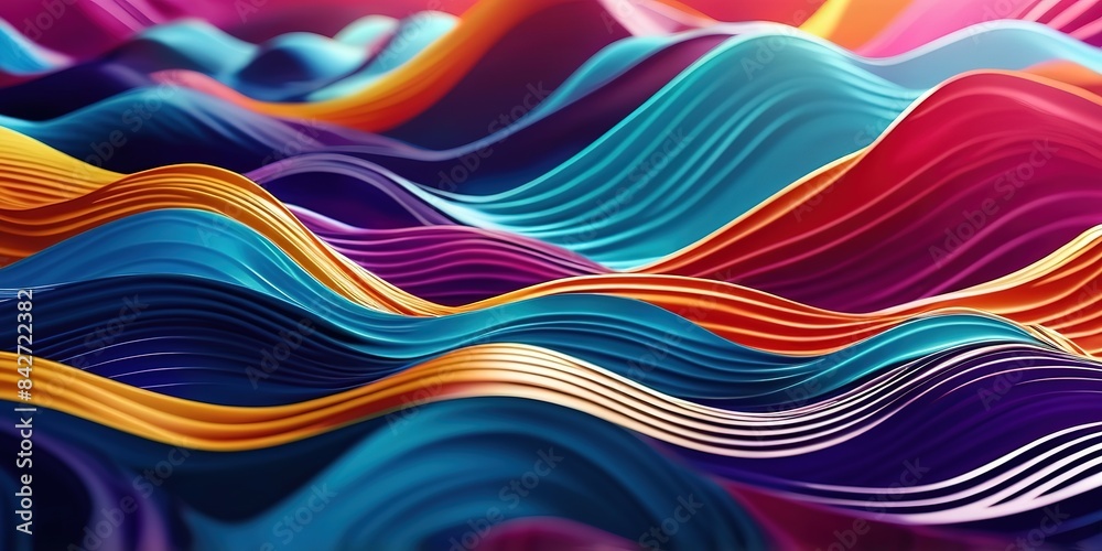 Business waves background Business waves background
