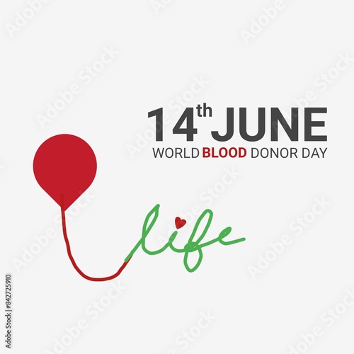 14th June World Blood Donor Day, this is a digital artwork for a cause, a powerful reminder of the lifesaving impact of blood donation, social media graphics