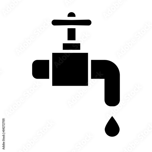 Faucet glyph icon