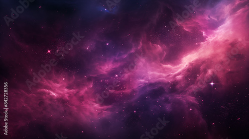 Fototapeta Naklejka Na Ścianę i Meble -  pink space galexy background