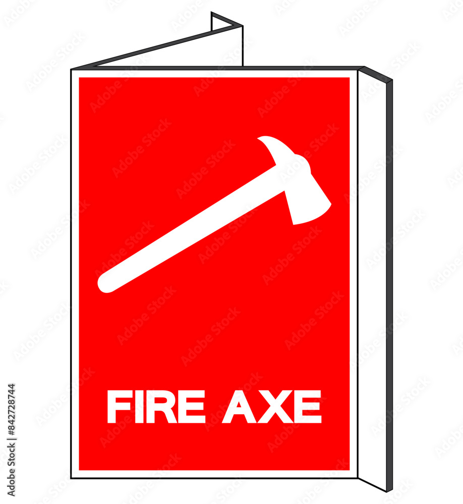 Fire AXE Symbol Sign, Vector Illustration, Isolate On White Background Label. EPS10 Fire AXE Symbol Sign, Vector Illustration, Isolate On White Background Label. EPS10