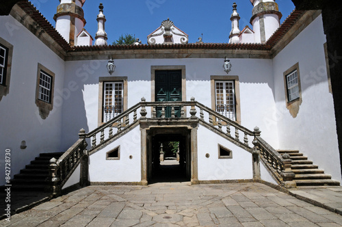 Vila Real, Portugal - july 3 2010 : the Mateus castle photo