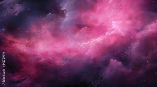pink cloudy background at night