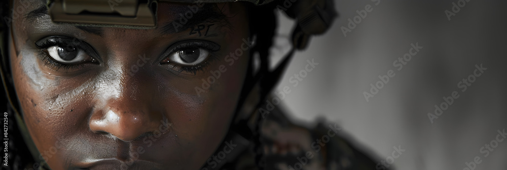 Black Female Soldier Black Female Soldier
