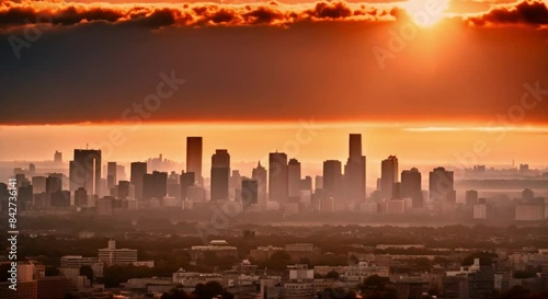 heatwave and pm 2.5 air pollution over the city