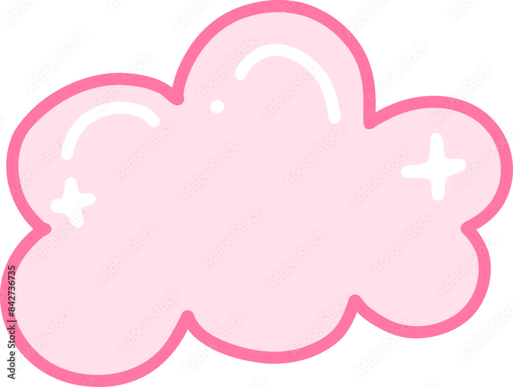 Cute Coquette pink cloud