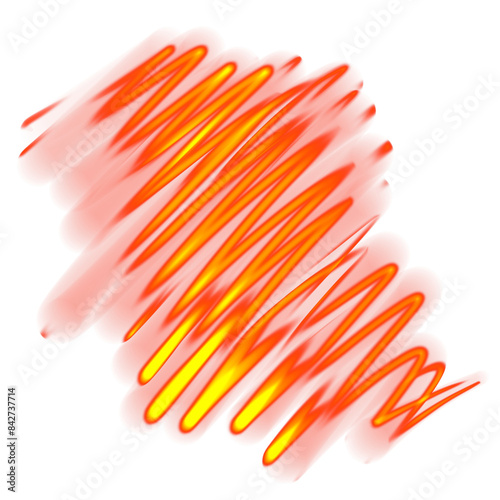 Abstract Neon Line