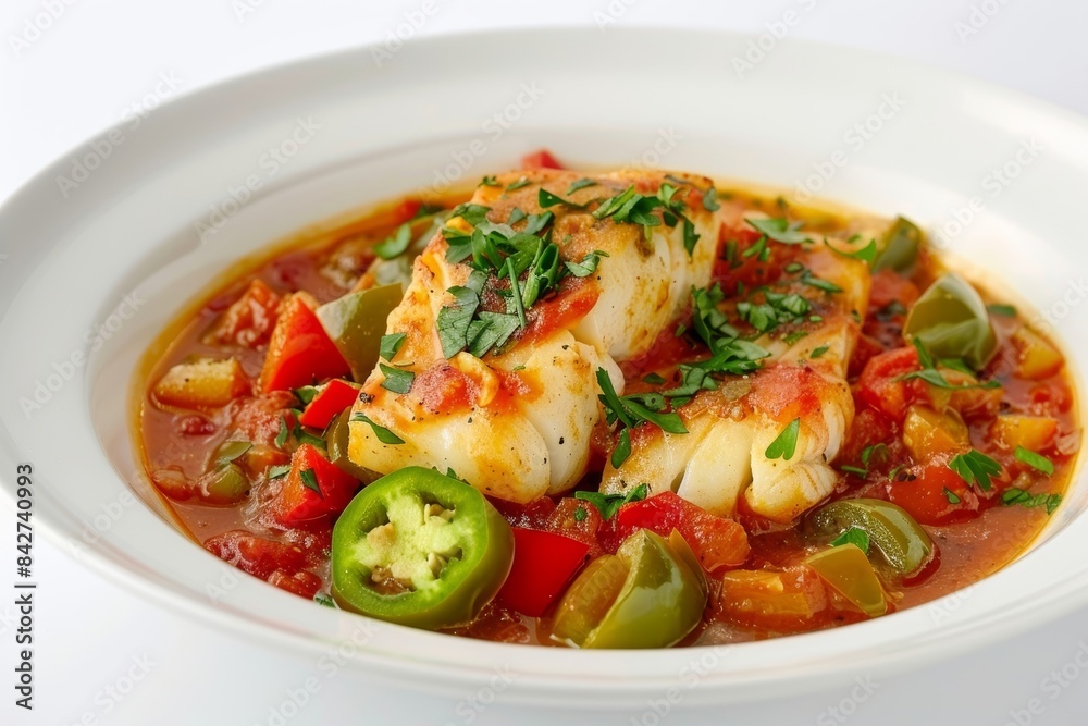 Flaky Baked Cod Shakshuka with Extra-Virgin Olive Oil Drizzle Flaky Baked Cod Shakshuka with Extra-Virgin Olive Oil Drizzle