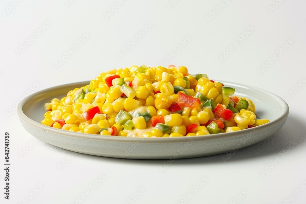 Creamy Baked Corn and Red Bell Pepper Tantalizing Dish Creamy Baked Corn and Red Bell Pepper Tantalizing Dish
