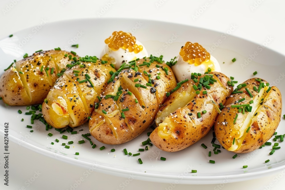 Exquisite Side Dish: Lemon Pepper Fingerling Potatoes with Sour Cream Butter