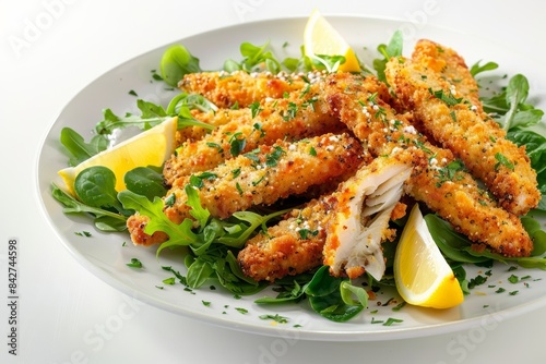 Baked Fish Sticks: A Drizzle of Tangy Tartar Sauce or Creamy Remoulade