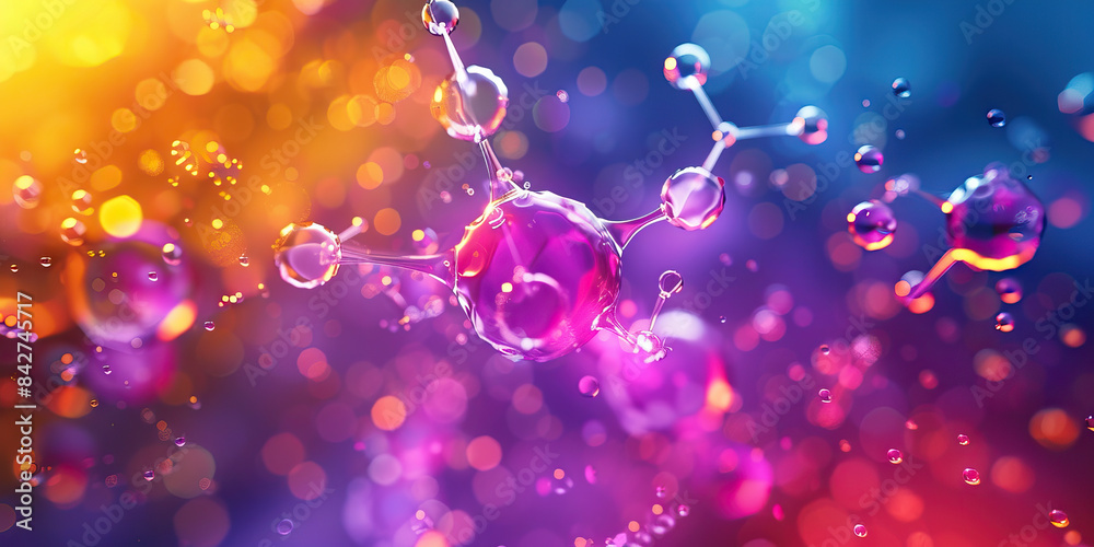 Inspiring Catalyst: Abstract chemical reaction symbolizing inspiration and motivation Inspiring Catalyst: Abstract chemical reaction symbolizing inspiration and motivation