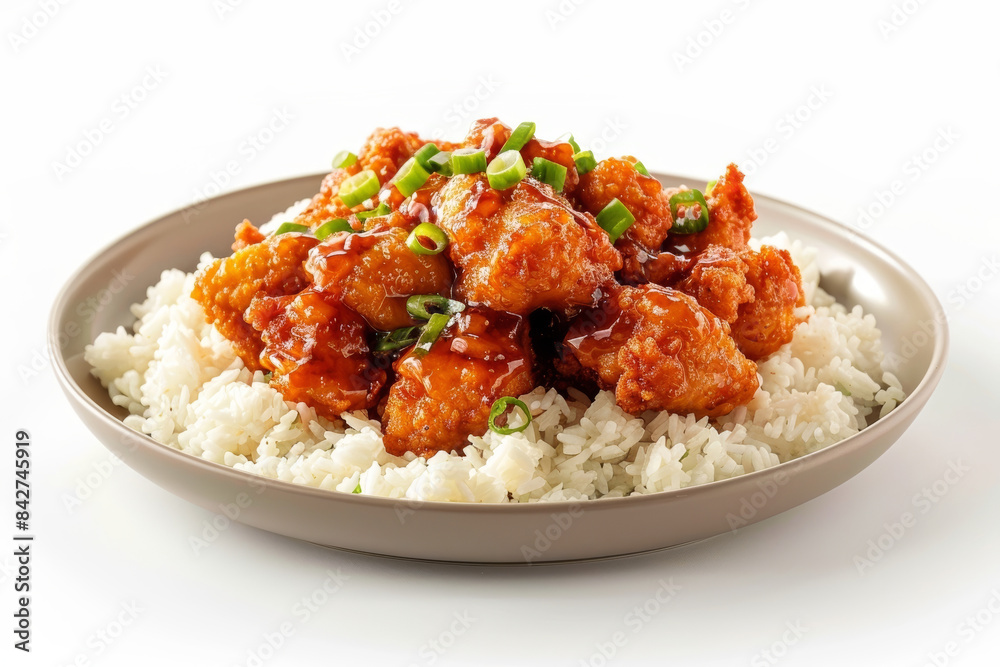 Golden-Brown Panko Breadcrumb Crusted General Tso's Chicken Golden-Brown Panko Breadcrumb Crusted General Tso's Chicken