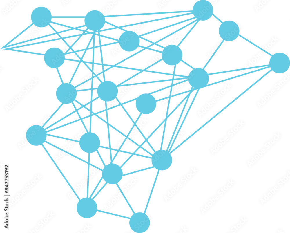 Social network connection. Dots linked global digital data interface graphic vector. Social network connection. Dots linked global digital data interface graphic vector.