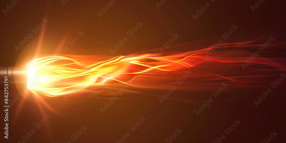 Obraz premium Inspirational Mentor: Abstract torch or light source representing guidance and mentorship that inspires others.