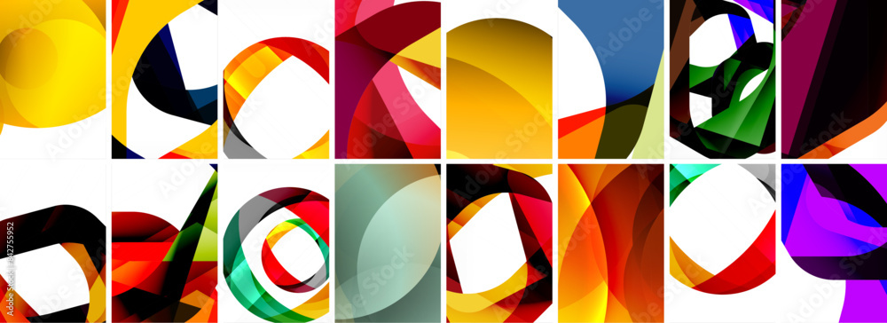 Collection of abstract background with waves, colorful shapes and 3d shadow effect. Vector Illustration For Wallpaper, Banner, Background, Card, Book Illustration, landing page Collection of abstract background with waves, colorful shapes and 3d shadow effect. Vector Illustration For Wallpaper, Banner, Background, Card, Book Illustration, landing page