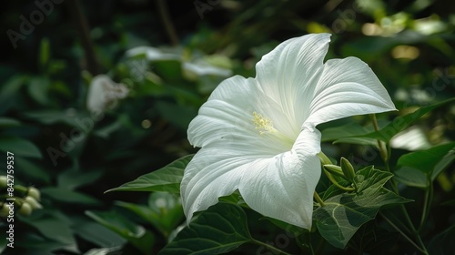 A plant of a lovely white shade