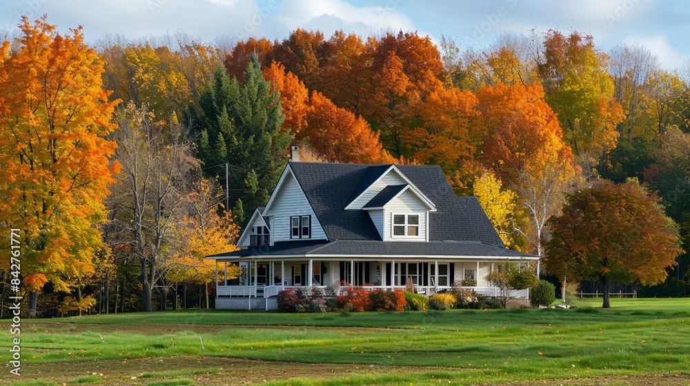 A house near a park provides easy access to outdoor recreation and natural beauty. A house near a park provides easy access to outdoor recreation and natural beauty.