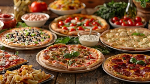 A pizza party, with an assortment of toppings and sauces, guarantees fun and variety for everyone.