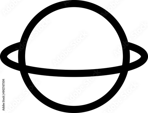 saturn icon illustration
