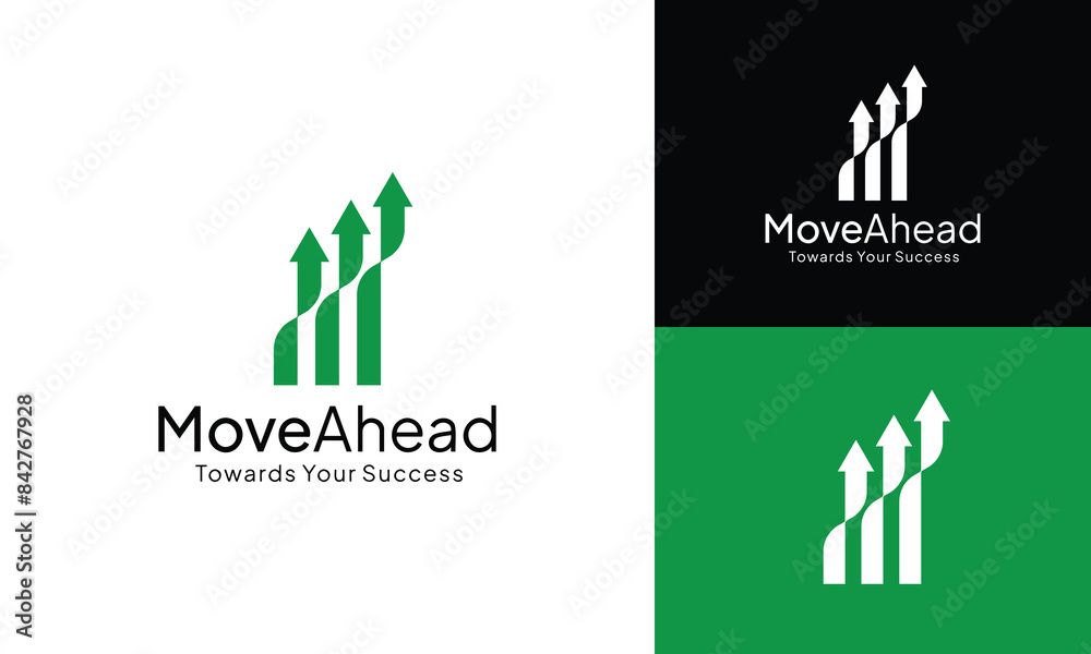 Modern Letter Initial M Arrow Up Logo Design Template for Finance Accounting Investment Business Consulting Firm or Real Estate Construction Development Property Company Vector Logo. Modern Letter Initial M Arrow Up Logo Design Template for Finance Accounting Investment Business Consulting Firm or Real Estate Construction Development Property Company Vector Logo.