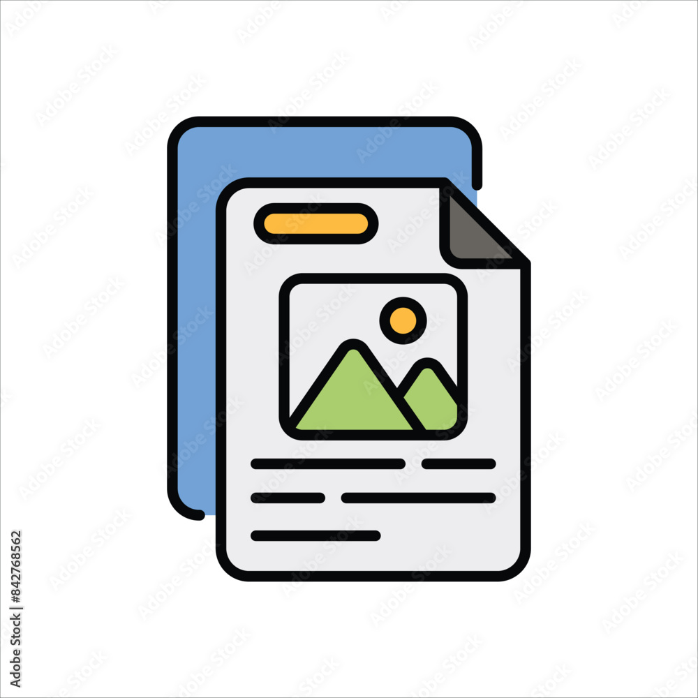 Document vector icon Document vector icon