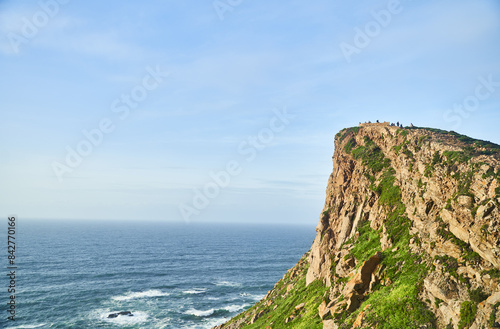Landscape view of Cabo da Roca in Portugal. Westernmost part of Europe. High quality photo photo